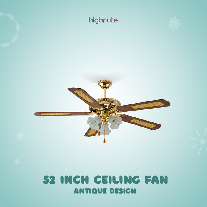Big Brute 52" Ceiling Fan Antique Design