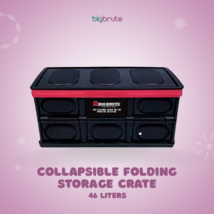 Big Brute Collapsible Folding Storage Crate 46 Liters