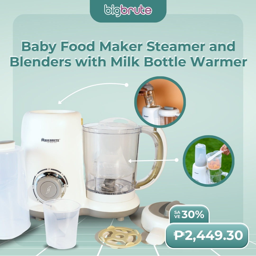 Nutritious and Convenient: The Benefits of Using a Baby Food Maker Steamer and Blender with Milk Bottle Warmer
