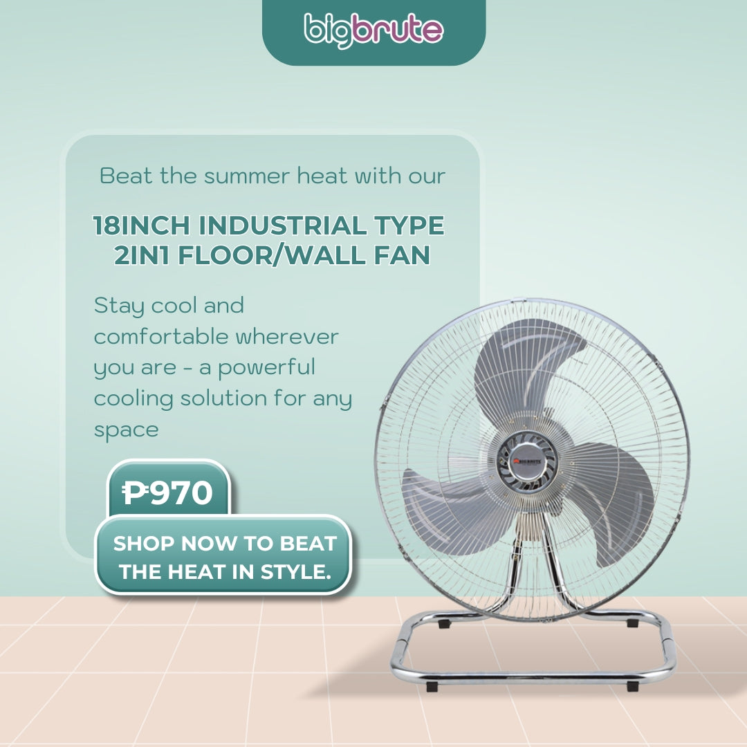 Cool Comfort: The Benefits of Industrial Type 2IN1 Floor/Wall Fans