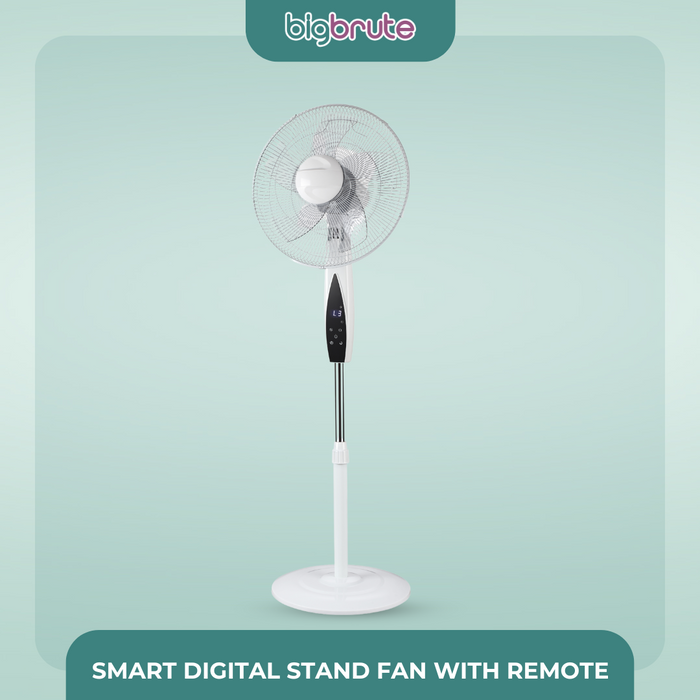 Big Brute Smart Digital Stand Fan With Remote