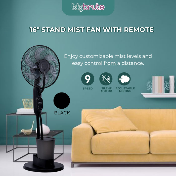 Big Brute 16inch Mist Fan with Remote - New Model