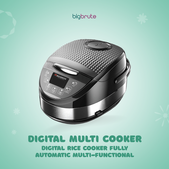 Big Brute Digital Multi Cooker / Digital Rice Cooker Fully Automatic Multi-Functional