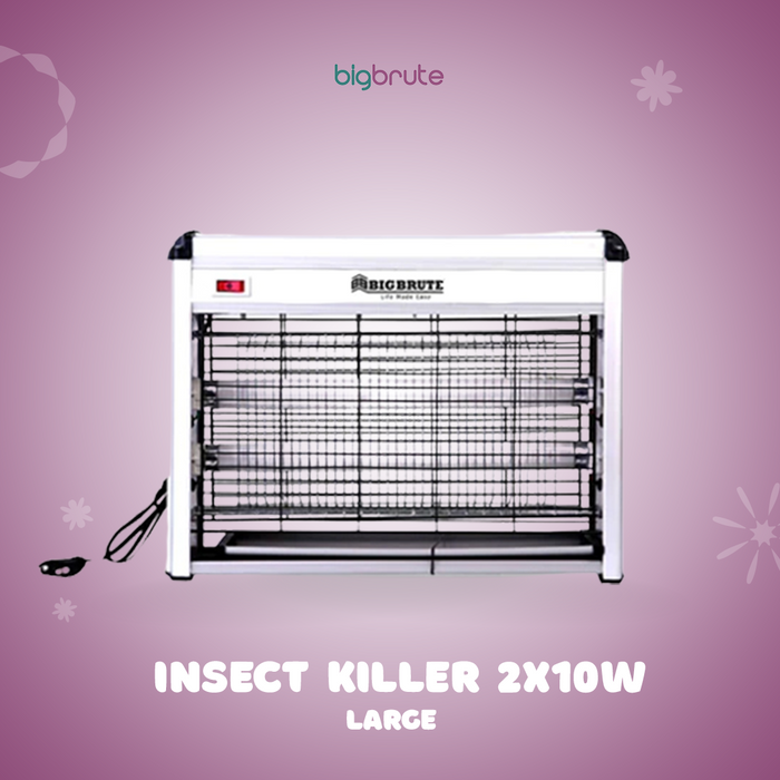 Big Brute Insect Killer 2x10W LARGE Mosquito Killer Heavy Duty