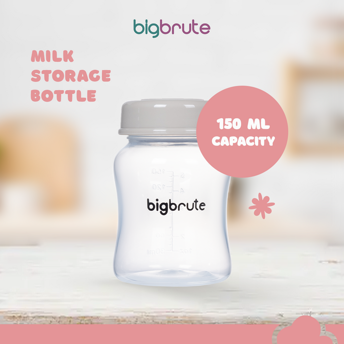Big Brute Milk Storage Bottle 5oz/150ml Grey