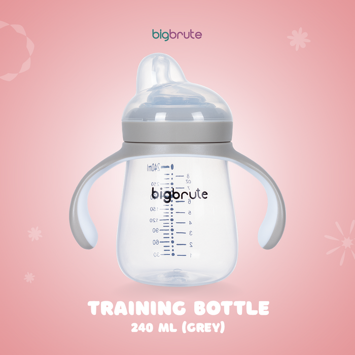 Big Brute Training Bottle 240ml Grey