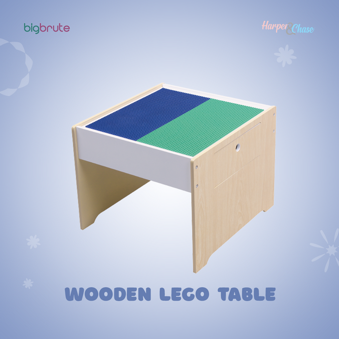 Harper & Chase Wooden Lego Table