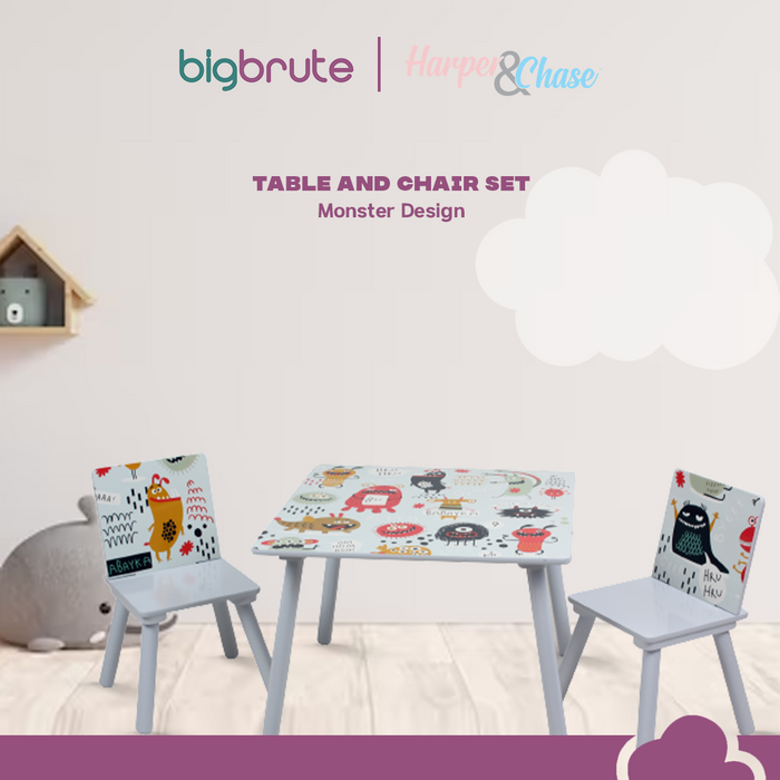 Harper & Chase Table and Chair Set Monster Design